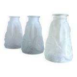 Set of 3 glass paste globes (L-0210-2)