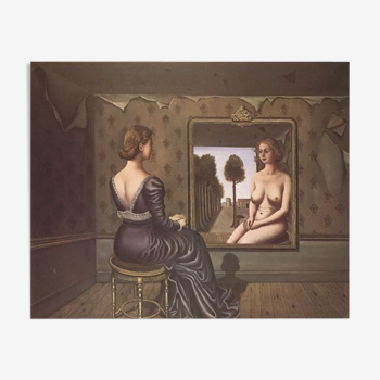 Paul Delvaux, the miroir