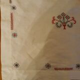 Embroidered cotton tablecloth 90s