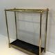 Rectangular umbrella holder in brass and cast iron. french work. around 1900
