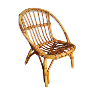 Fauteuil rotin enfant