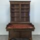 English mahogany writing desk bookcase
