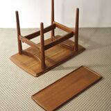 Scandinavian teak end table by Samcom, Denmark 1960's