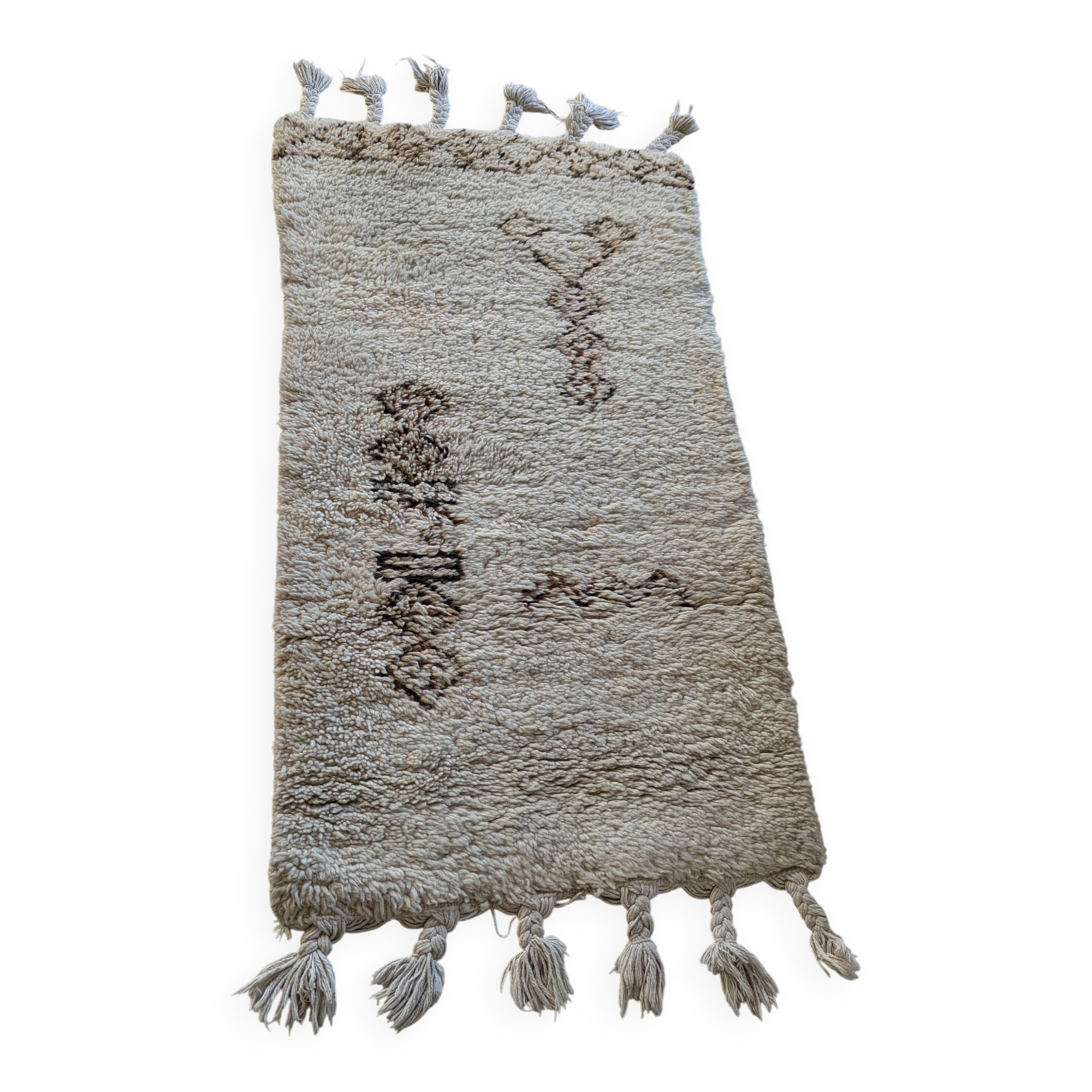 Tapis marocain vintage en laine