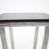 Bauhaus Art Deco tubular steel chrome table, 1930s