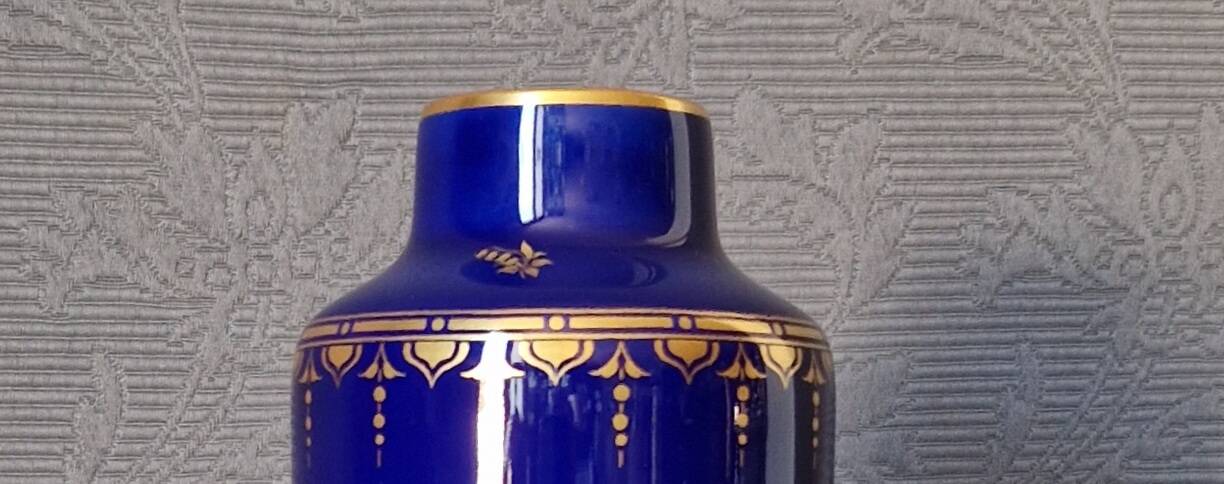 Art Deco porcelain vase National Manufacture of Sèvres
