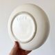 Matte white ceramic bowl, 1950s