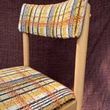 Table + 6 chaises baumann vintage 1970