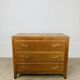 Wooden chest of drawers, splayed legs from the 1950s, vintage