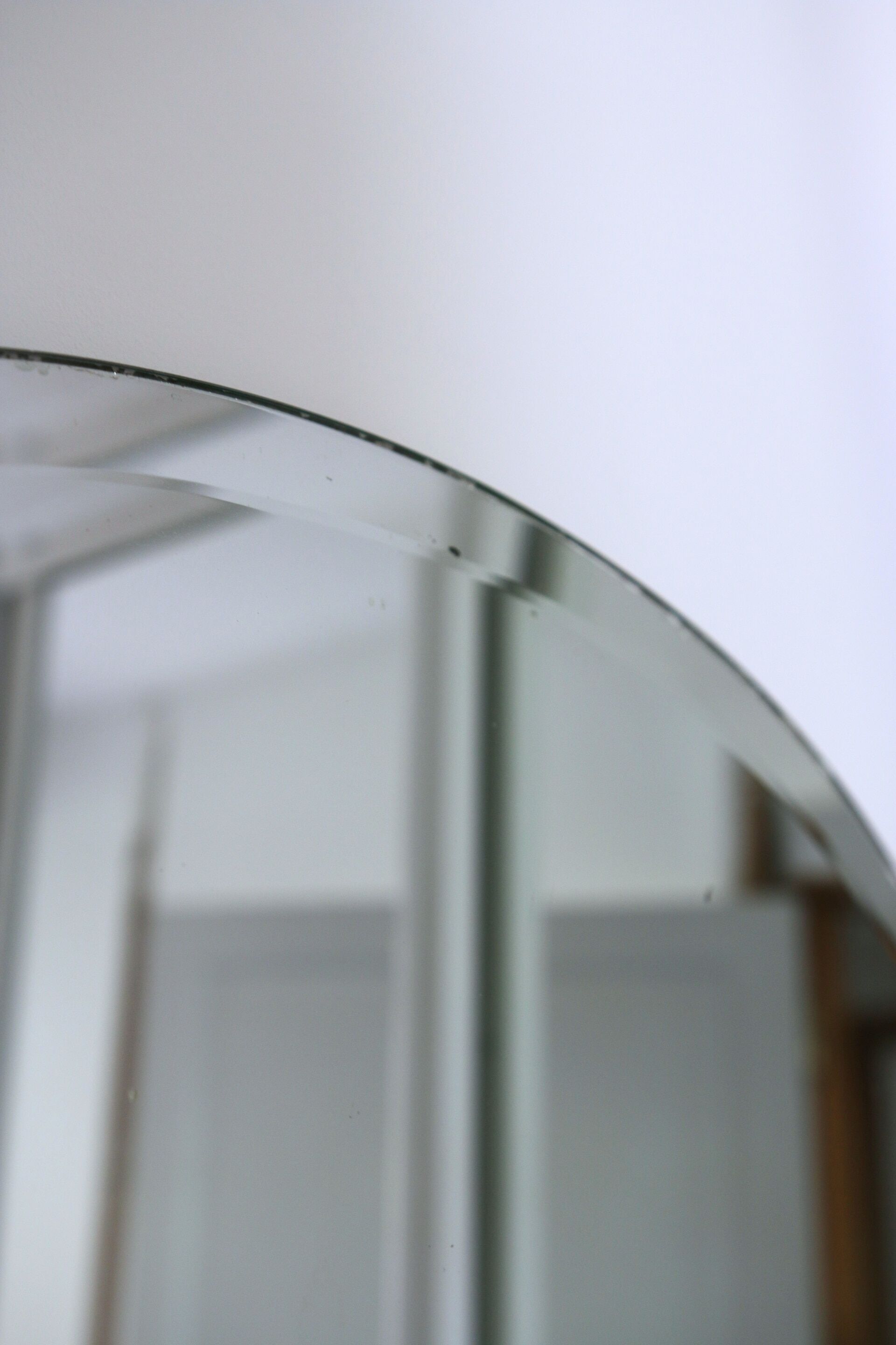 Mmiroir ovale biseauté vintage