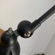 Vintage lamp 1960 Jielde 2 arm black matte original - 100 cm