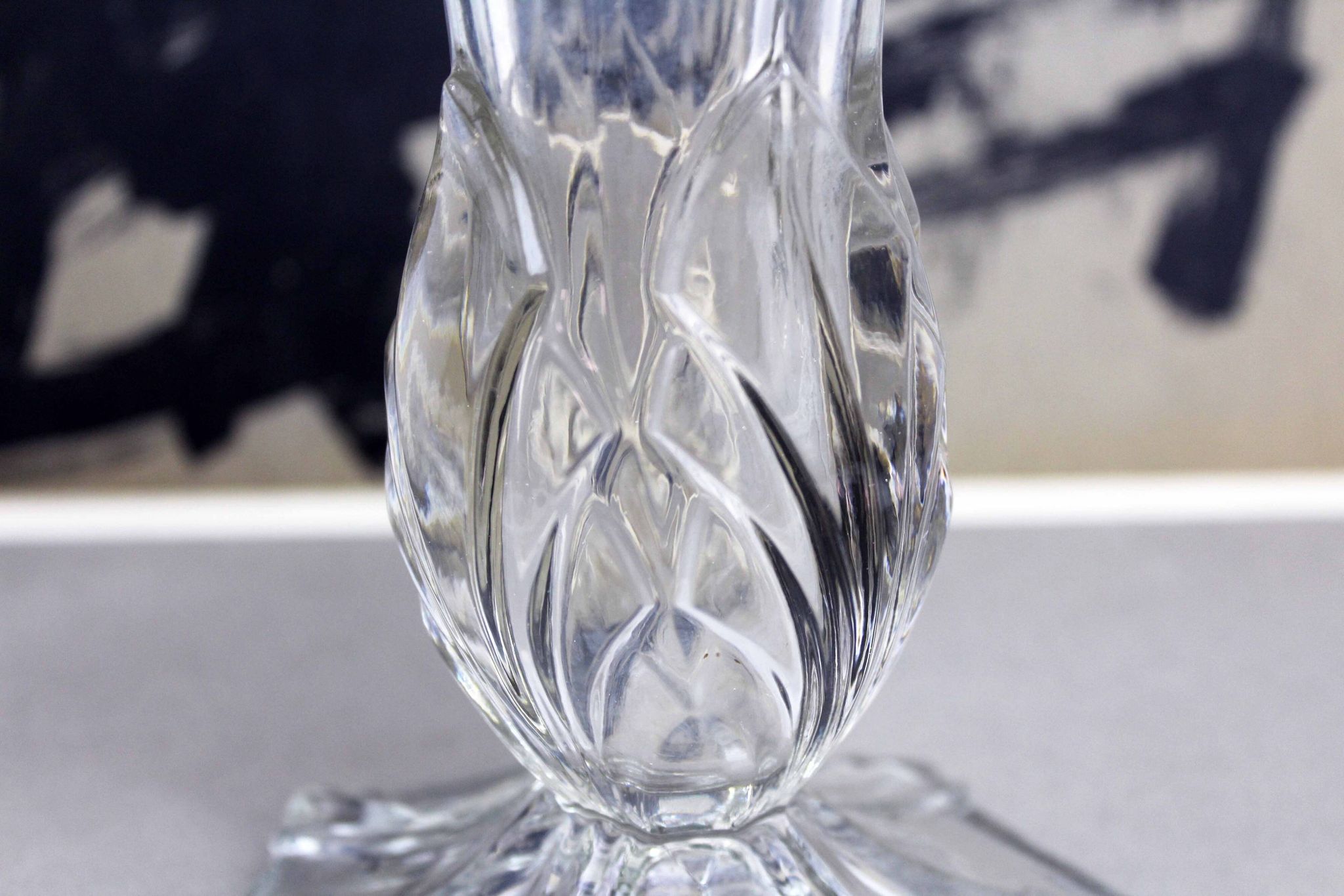Vase Art Deco en verre
