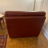 Pair of leather armchairs