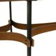 Guglielmo Ulrich. Oval coffee table in blonde teak. 1950s-60s.
