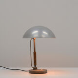 Bare metal bauhaus desk light by Karl Trabert for Schanzenbach und Co. GmbH, 30s Germany.