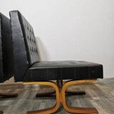 Fauteuil en cuir par Ludvik Volak