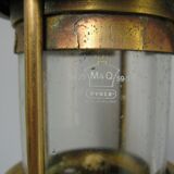 Old miner's lamp Naylor Wigan. Mines