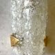 Arlus pair of Murano glass and brass wall lights