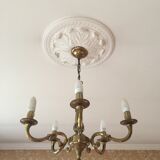 bronze chandelier 5 branches imitation candles