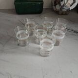 Set of 7 glasses