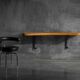 Wall-mounted console table by Charlotte Perriand, France, 1950s