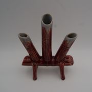 Triple ceramic vase Belgium