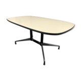 Conference table by Eames edition Herman Miller Aluminium Group 1964