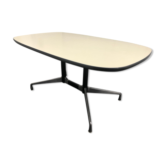 Conference table by Eames edition Herman Miller Aluminium Group 1964