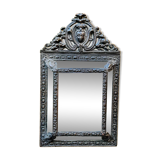 19th century wall mirror with parecloses