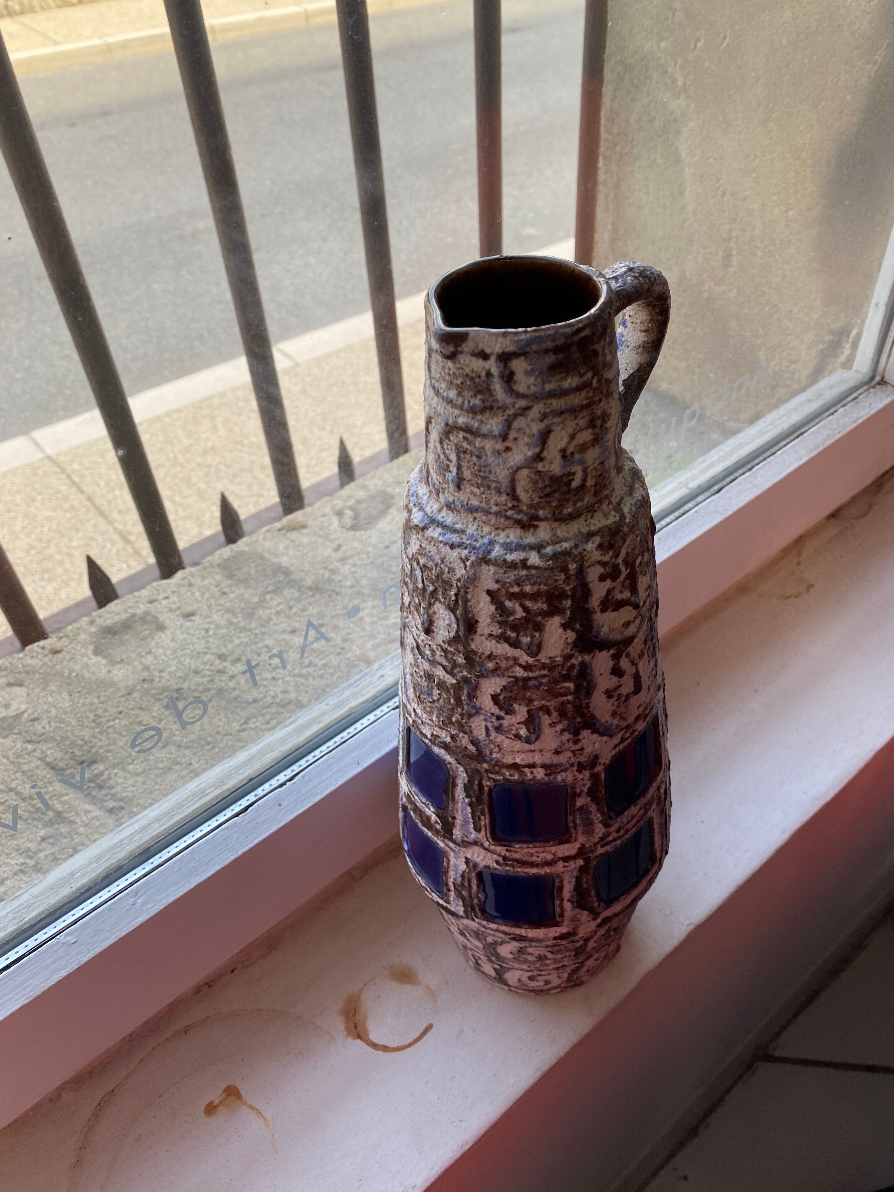 Large decorative ceramic vase