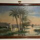 Old painting, orientalist landscape, signed George 20th century