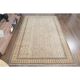 1970s Turkish Oushak Handmade Wool Cotton Orange Area Rug 199x291
