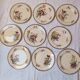 Assiettes plates fin XIX Joseph Hannong