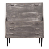 Secrétaire en frêne, design danois, années 1960, designer : Børge Mogensen, fabricant : Søborg Møbler