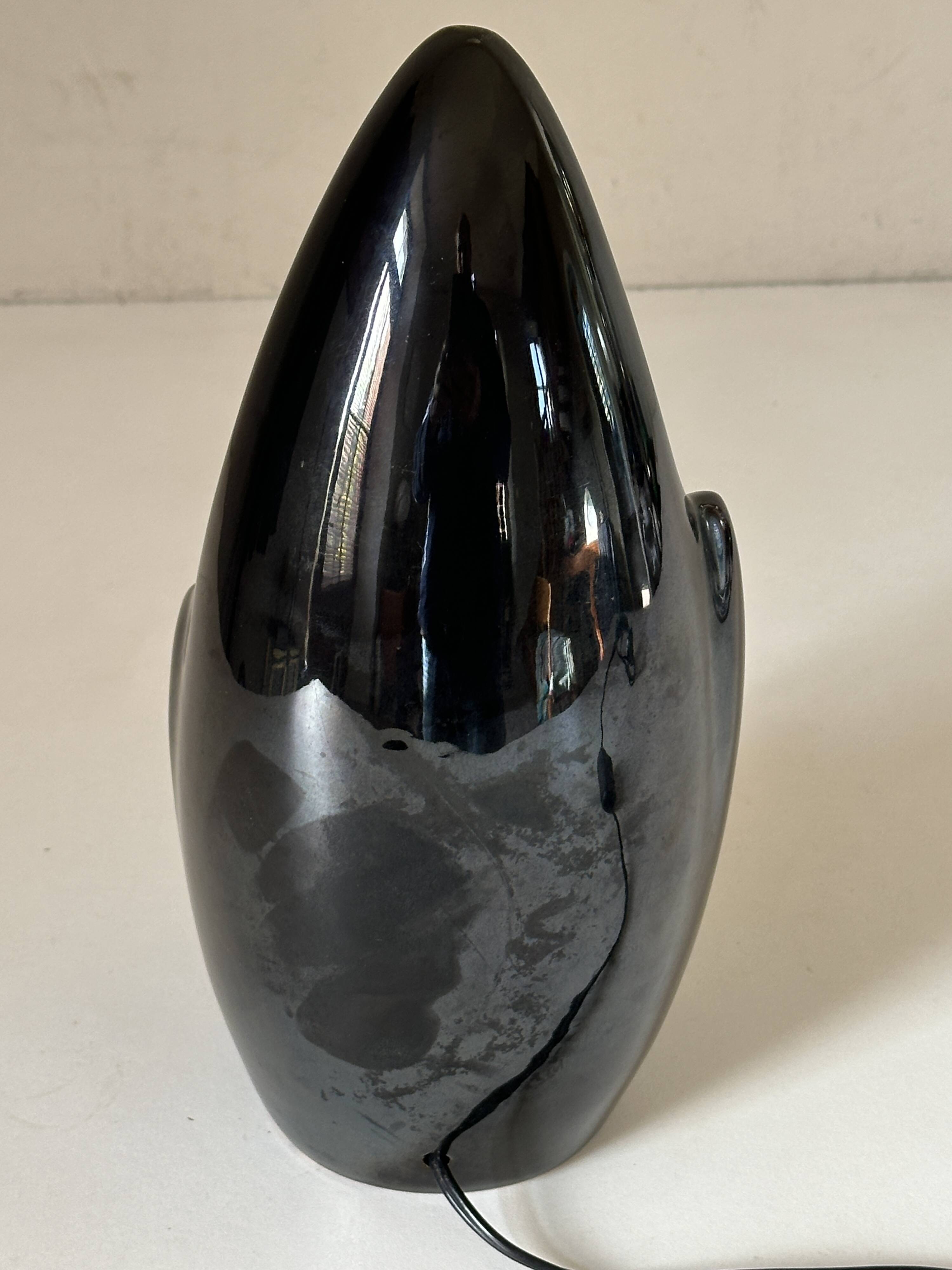 Vintage design ceramic lamp from the 60s