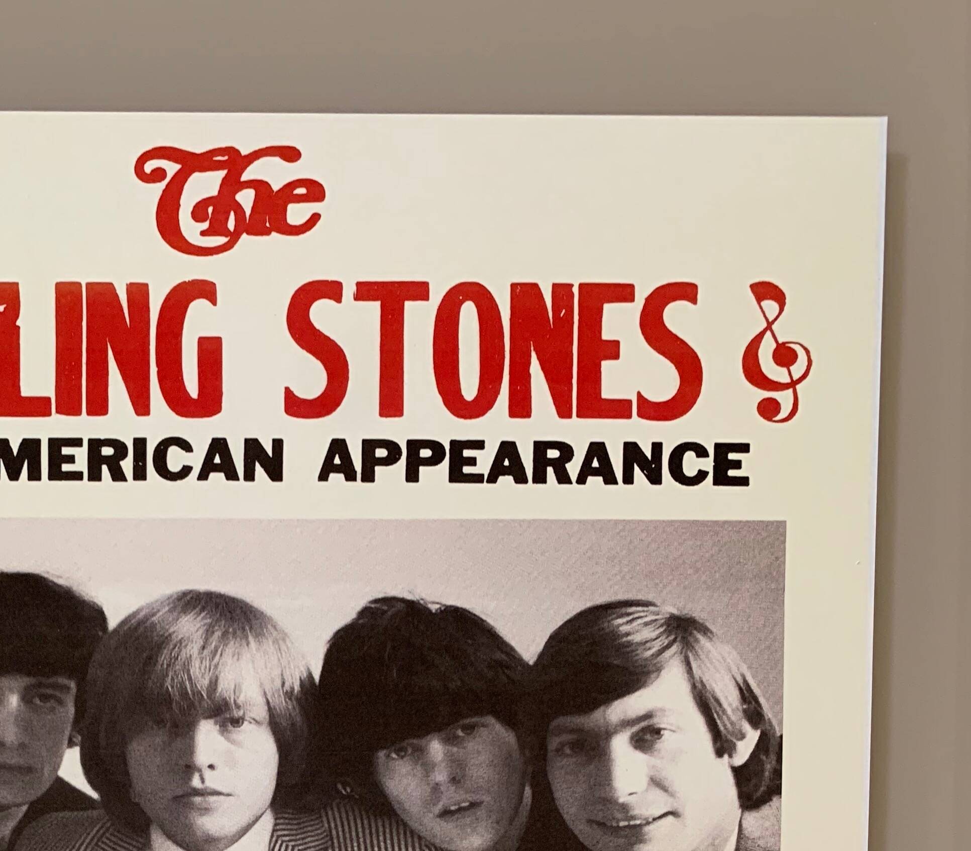 Affiche de Concerts Rock The ROLLING STONE Première Apparition USA 1965