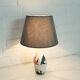 Hand painted ceramic table lamp, Mid-Century, Italy 1950s