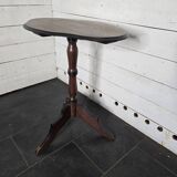 Old oak pedestal table