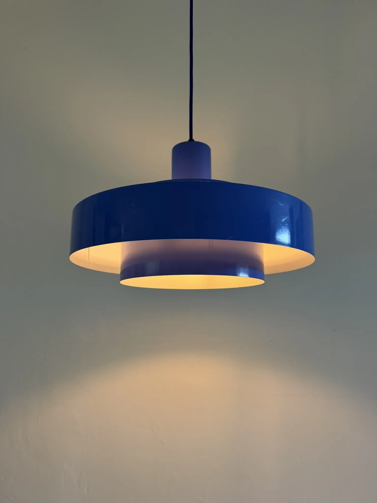 Vintage Fog & Morup Equator - Jo Hammerborg - Danish design lamp - Brutalist style