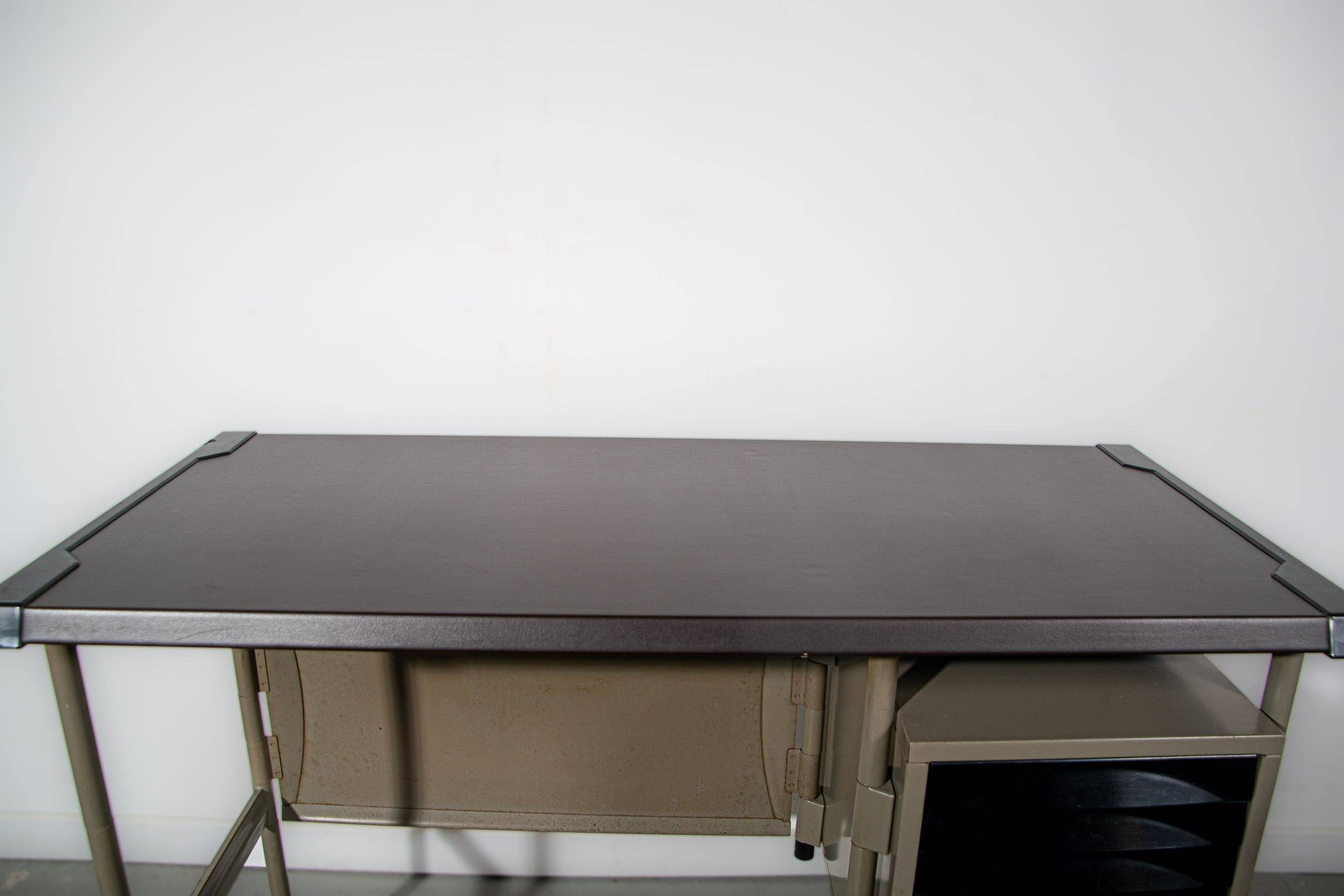 Spazio series typewriter desk by Studio BBPR for Olivetti, circa 1960