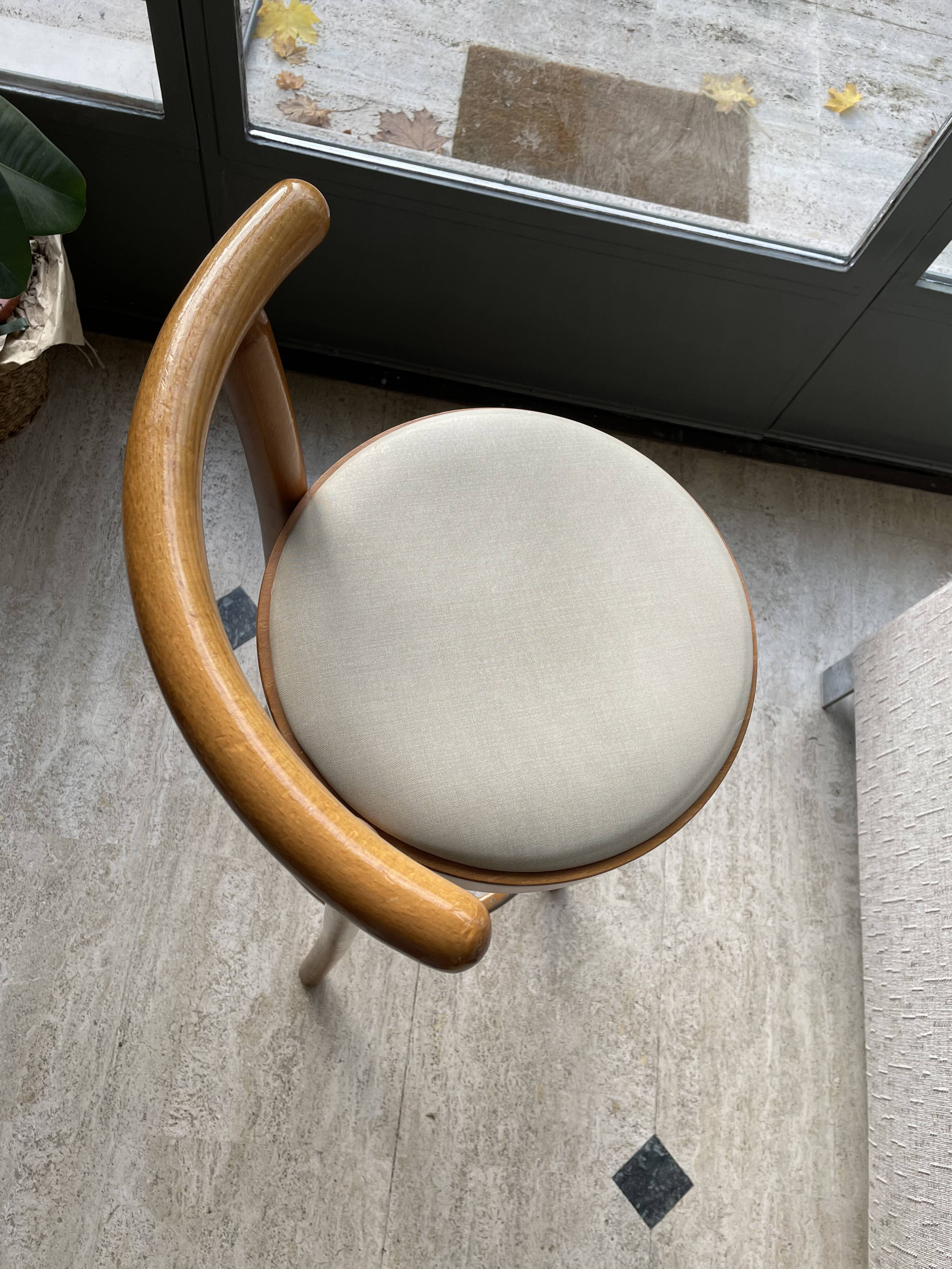 Set of 4 Baumann bar stools