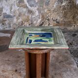 Large chamotte clay table centerpiece