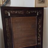 Mirror with shutters colonial style, solid wood 80x90cm