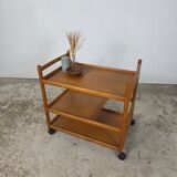 Henning Korch, Silkeborg vintage Danish teak serving trolley