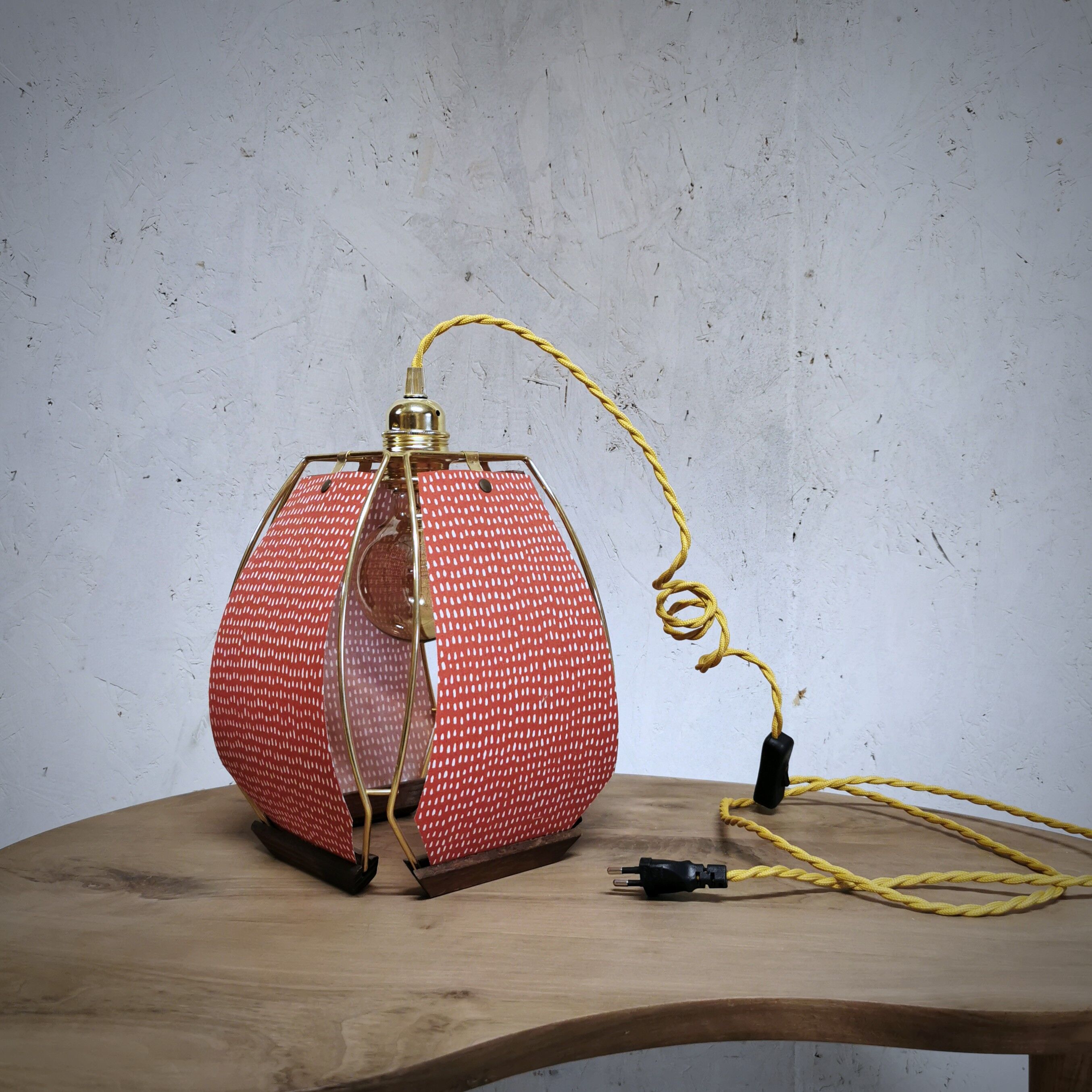 Suspension metal structure 4 panels