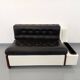 Banquette canapé-lit vintage avec éclairage intégré, design italien Beka Tortuga, en skai, fibre