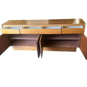 Vintage wooden high sideboard/cabinet