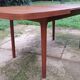 Oval dining table + extension in vintage Scandinavian style