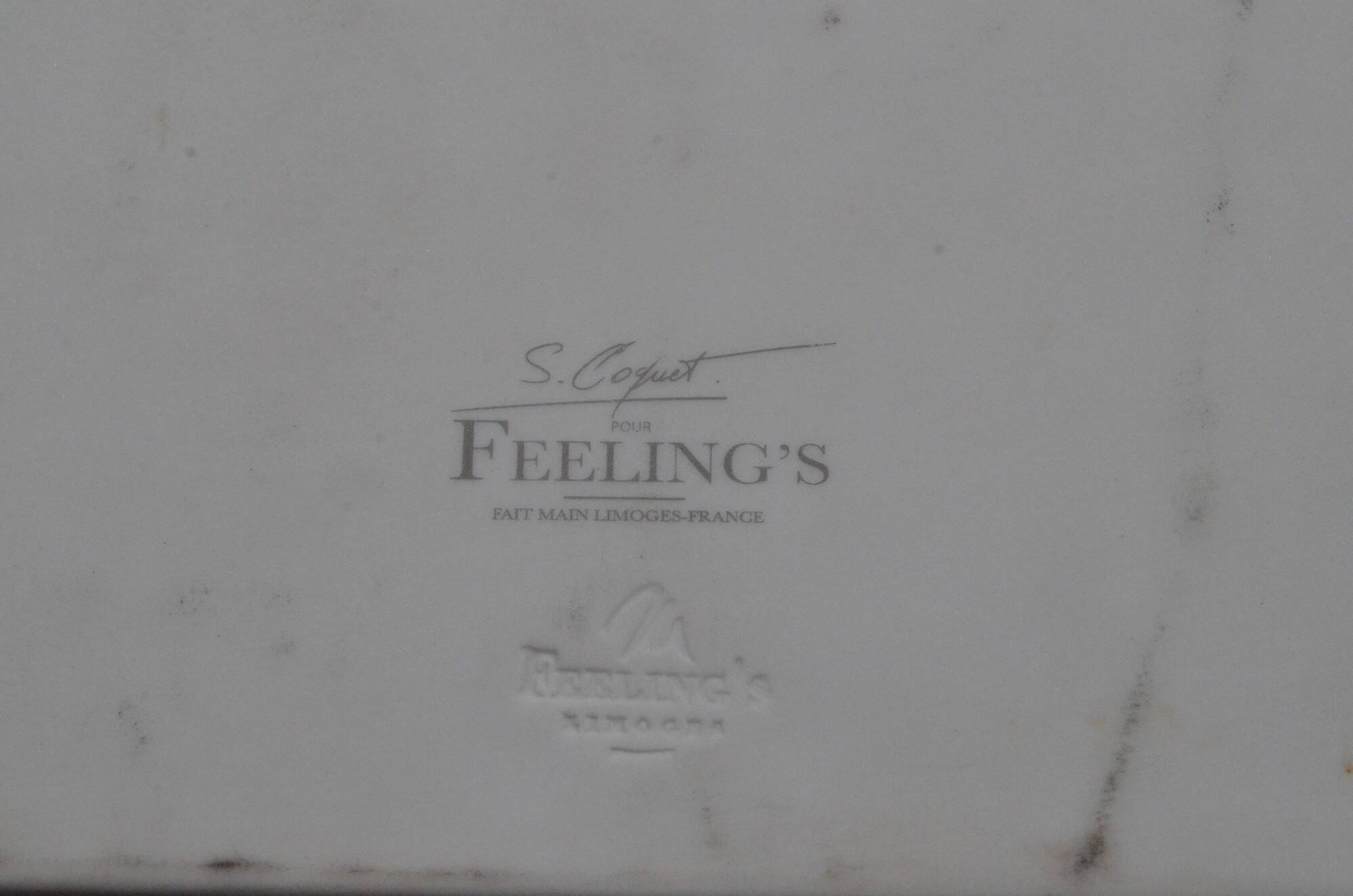 Ensemble de 7 pièces sculpturales Sylvie Coquet pour Feeling’s, Limoges