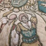 Vintage Rosel Wall Tapestry With Medieval Decor, 1950s